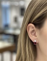 Pendientes Ultima Edizione Mujer Rosso in Plata OAO7318 ROSSO - OAO7318 ROSSO